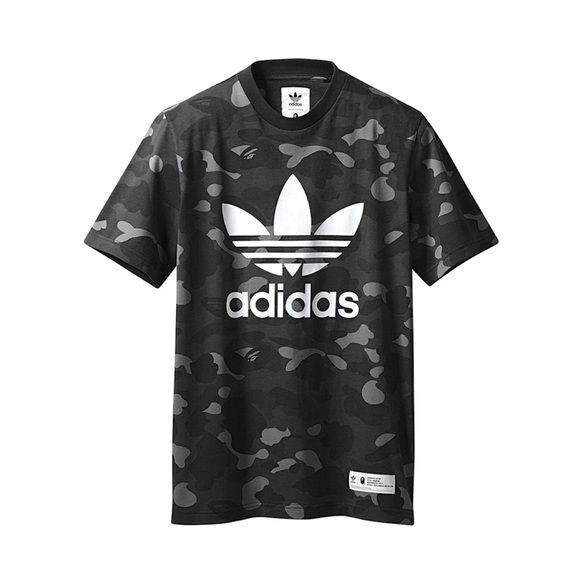 BAPE x Adidas Men’s cotton tee - Picture 1 of 6